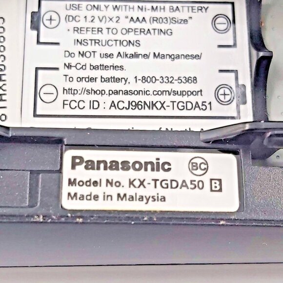Panasonic KX-TGD510 Cordless Phone Handset Locator Call Block Voice Caller ID - Picture 8 of 11